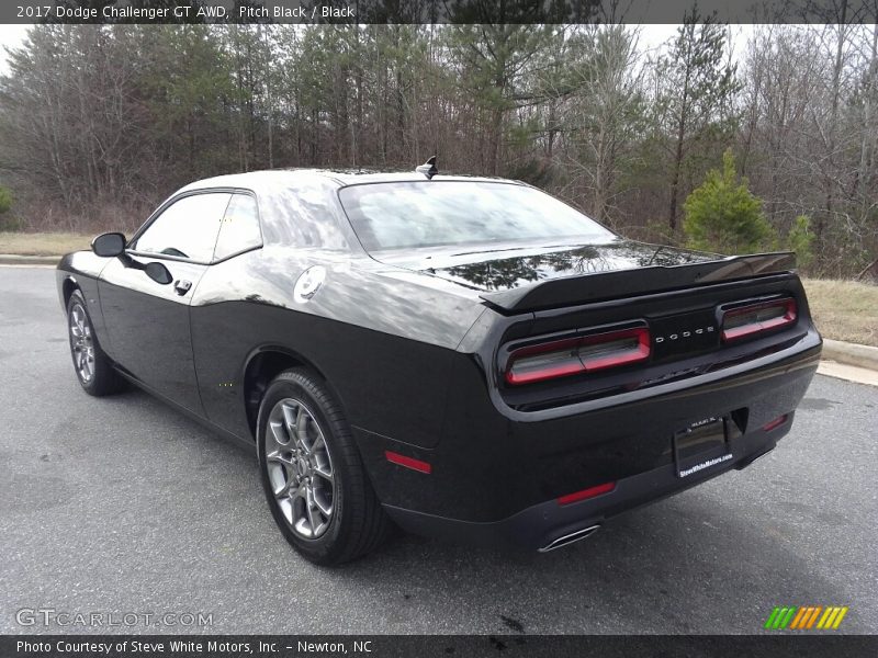 Pitch Black / Black 2017 Dodge Challenger GT AWD