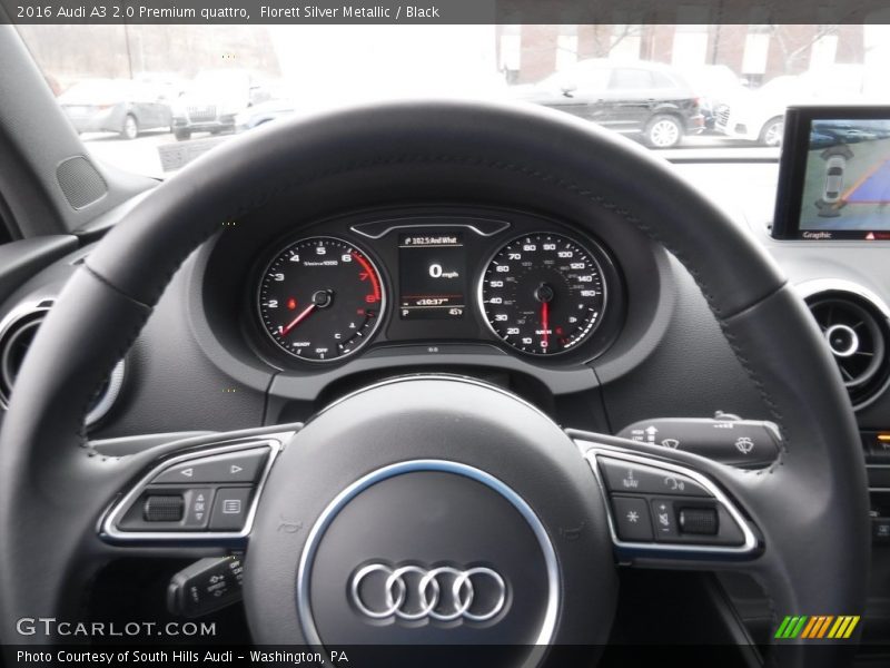 Florett Silver Metallic / Black 2016 Audi A3 2.0 Premium quattro