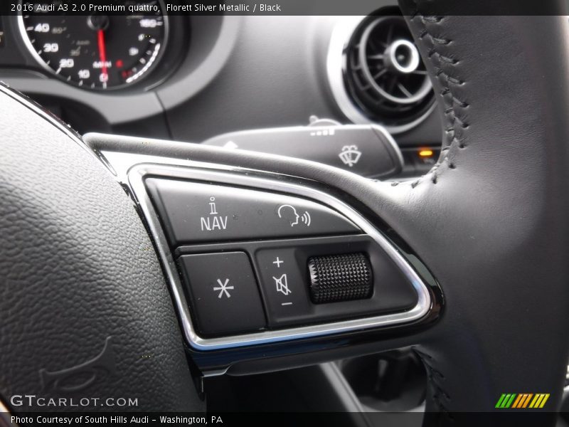 Florett Silver Metallic / Black 2016 Audi A3 2.0 Premium quattro