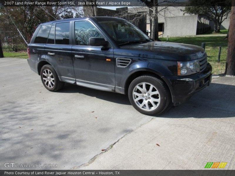 Java Black Pearl / Alpaca Beige 2007 Land Rover Range Rover Sport HSE