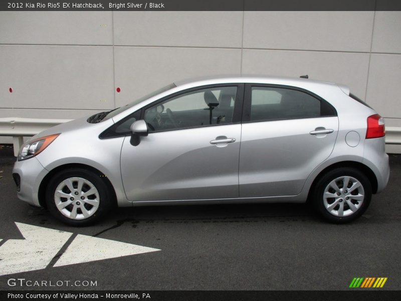 Bright Silver / Black 2012 Kia Rio Rio5 EX Hatchback