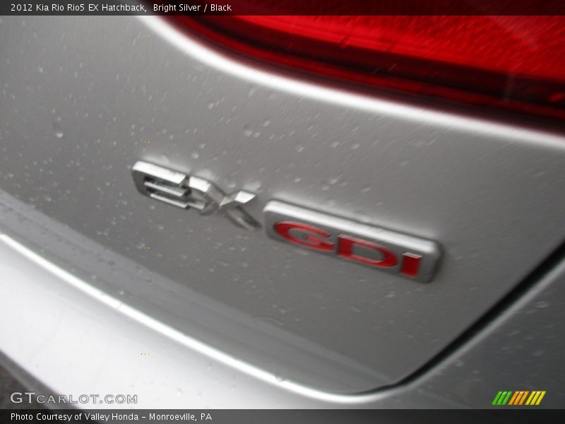 Bright Silver / Black 2012 Kia Rio Rio5 EX Hatchback