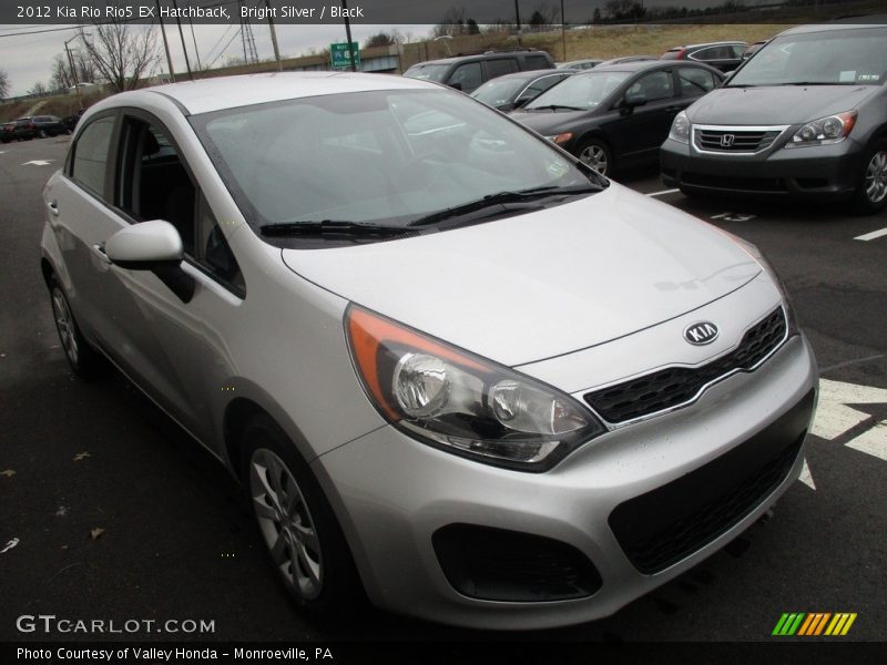 Bright Silver / Black 2012 Kia Rio Rio5 EX Hatchback