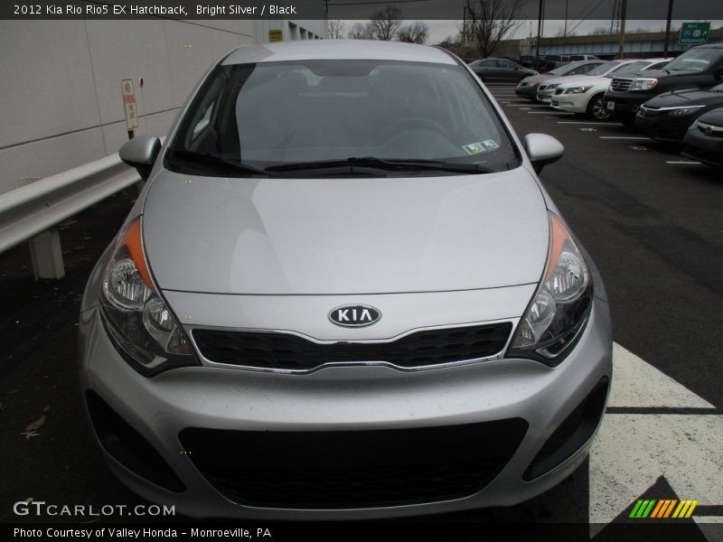 Bright Silver / Black 2012 Kia Rio Rio5 EX Hatchback