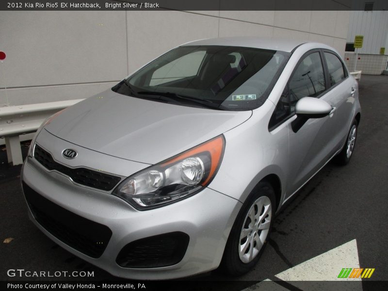 Bright Silver / Black 2012 Kia Rio Rio5 EX Hatchback