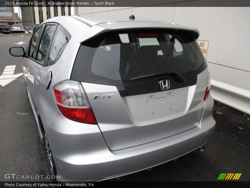 Alabaster Silver Metallic / Sport Black 2013 Honda Fit Sport