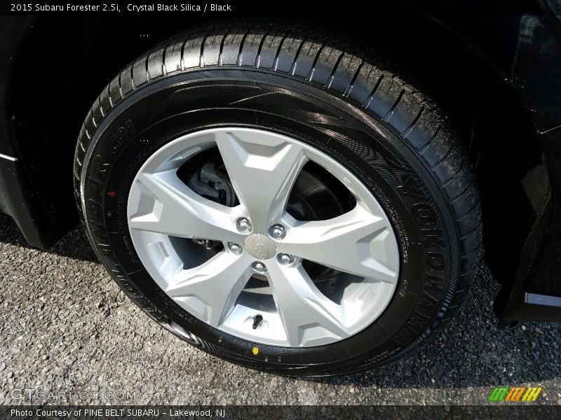 Crystal Black Silica / Black 2015 Subaru Forester 2.5i