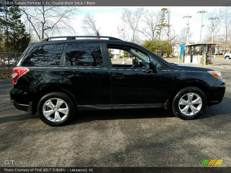 Crystal Black Silica / Black 2015 Subaru Forester 2.5i
