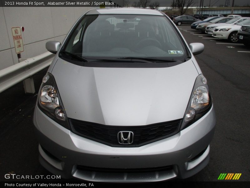 Alabaster Silver Metallic / Sport Black 2013 Honda Fit Sport