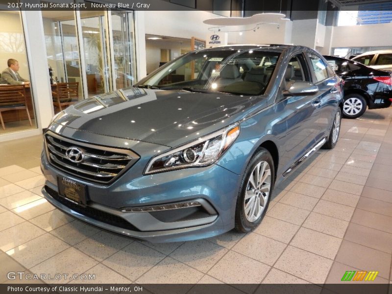 Nouveau Blue / Gray 2017 Hyundai Sonata Sport