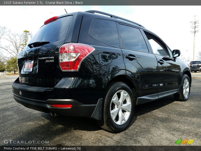 Crystal Black Silica / Black 2015 Subaru Forester 2.5i