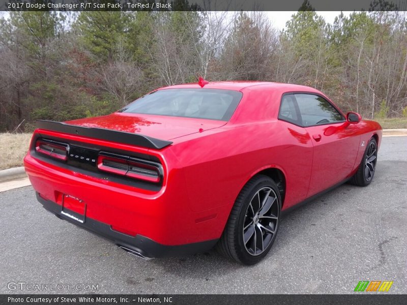 TorRed / Black 2017 Dodge Challenger R/T Scat Pack