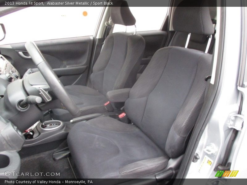 Alabaster Silver Metallic / Sport Black 2013 Honda Fit Sport