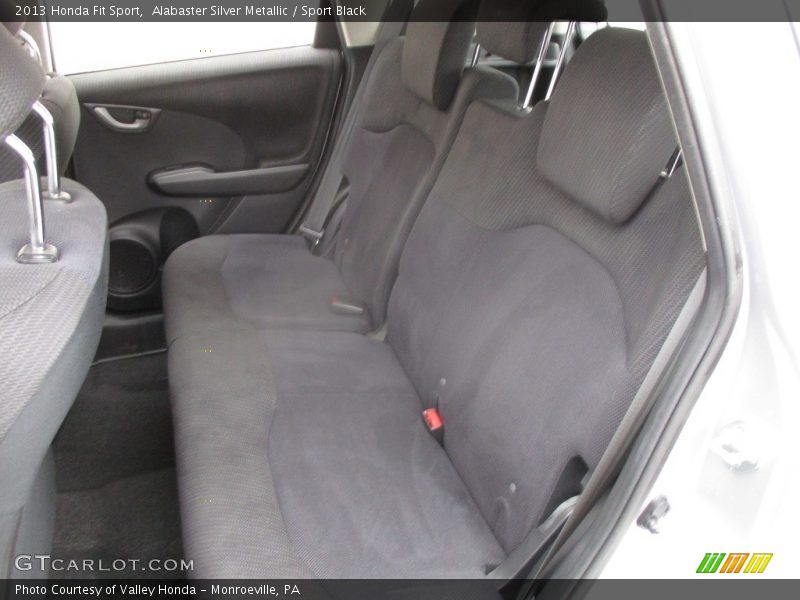Alabaster Silver Metallic / Sport Black 2013 Honda Fit Sport