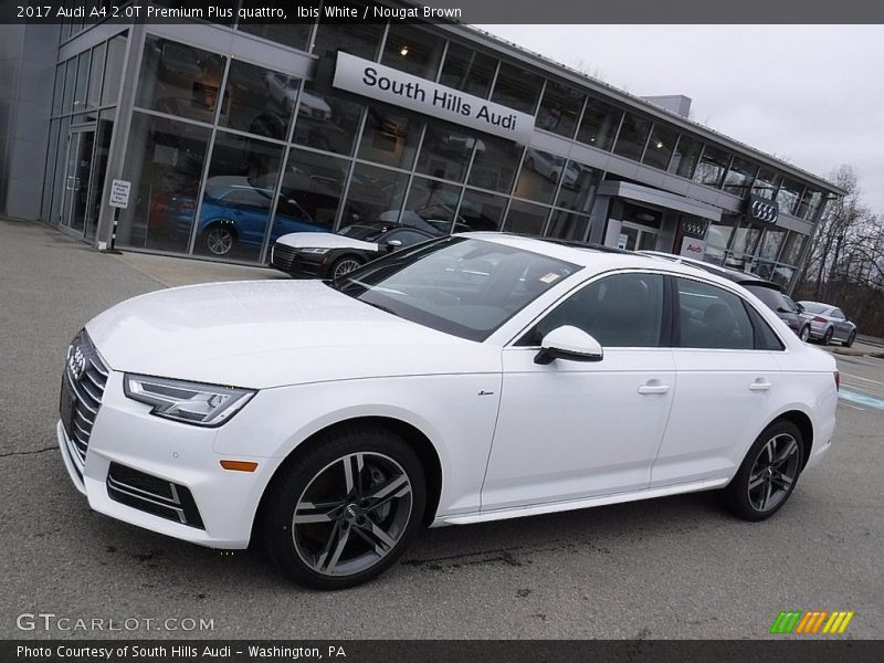 Ibis White / Nougat Brown 2017 Audi A4 2.0T Premium Plus quattro