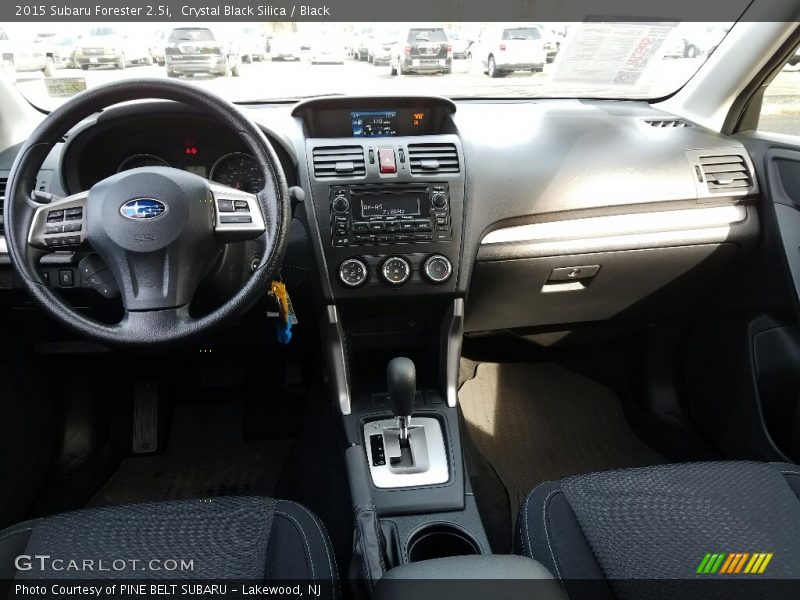 Crystal Black Silica / Black 2015 Subaru Forester 2.5i