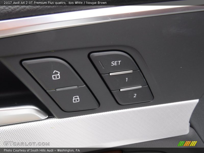 Ibis White / Nougat Brown 2017 Audi A4 2.0T Premium Plus quattro