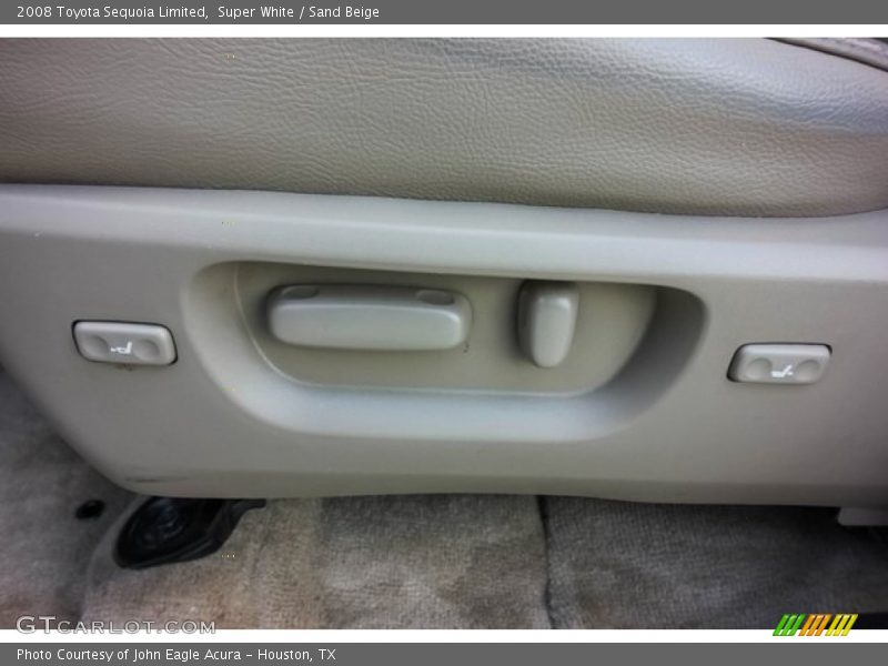 Super White / Sand Beige 2008 Toyota Sequoia Limited
