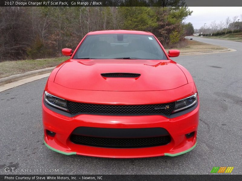 Go Mango / Black 2017 Dodge Charger R/T Scat Pack