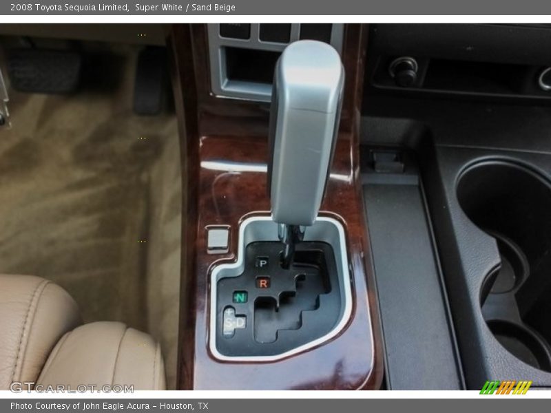 Super White / Sand Beige 2008 Toyota Sequoia Limited