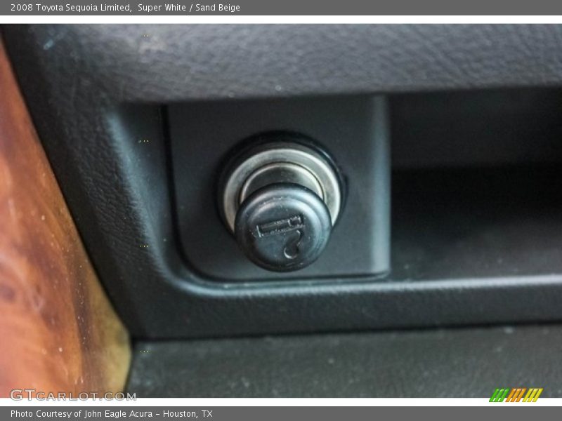 Super White / Sand Beige 2008 Toyota Sequoia Limited