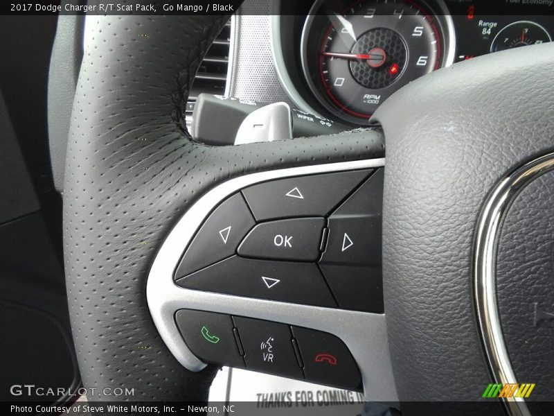 Go Mango / Black 2017 Dodge Charger R/T Scat Pack