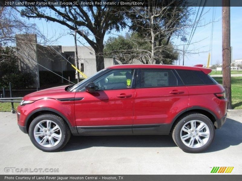  2017 Range Rover Evoque SE Firenze Red Metallic