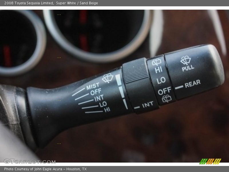 Super White / Sand Beige 2008 Toyota Sequoia Limited
