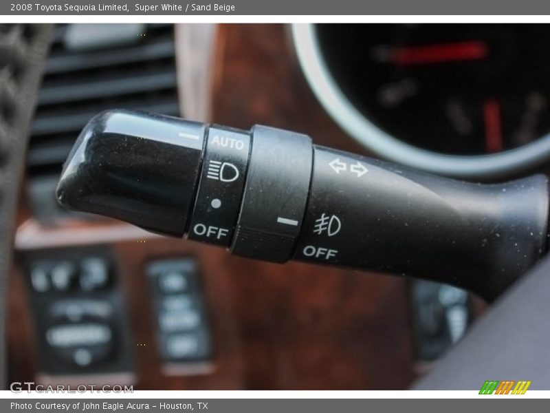 Super White / Sand Beige 2008 Toyota Sequoia Limited