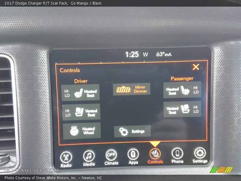 Go Mango / Black 2017 Dodge Charger R/T Scat Pack