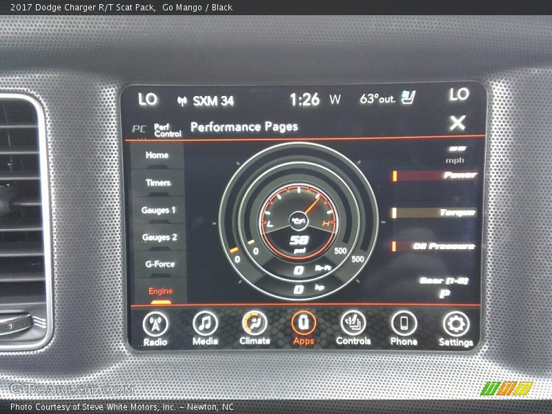 Go Mango / Black 2017 Dodge Charger R/T Scat Pack
