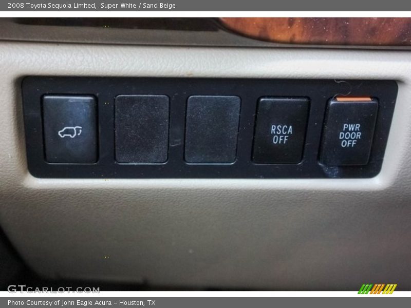 Super White / Sand Beige 2008 Toyota Sequoia Limited