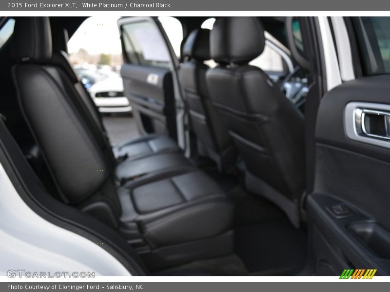 White Platinum / Charcoal Black 2015 Ford Explorer XLT