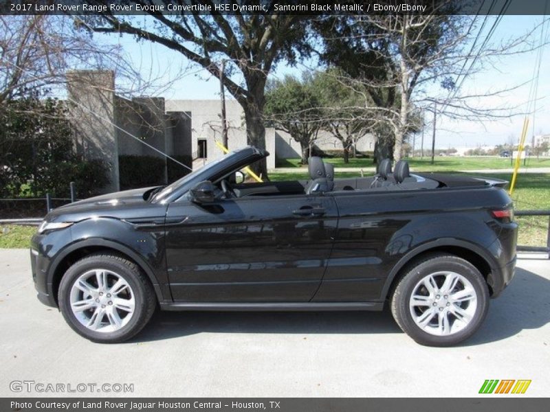  2017 Range Rover Evoque Convertible HSE Dynamic Santorini Black Metallic