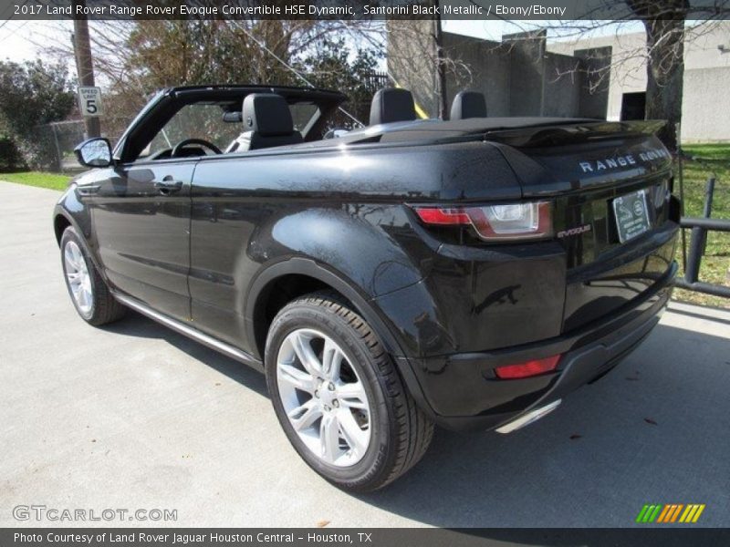 Santorini Black Metallic / Ebony/Ebony 2017 Land Rover Range Rover Evoque Convertible HSE Dynamic