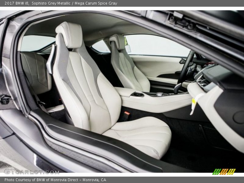 Front Seat of 2017 i8 