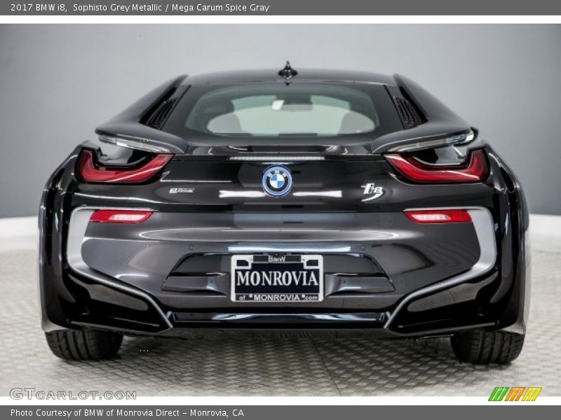 Sophisto Grey Metallic / Mega Carum Spice Gray 2017 BMW i8