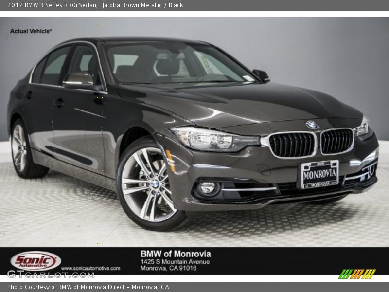 Jatoba Brown Metallic / Black 2017 BMW 3 Series 330i Sedan