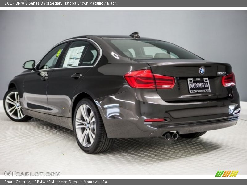 Jatoba Brown Metallic / Black 2017 BMW 3 Series 330i Sedan