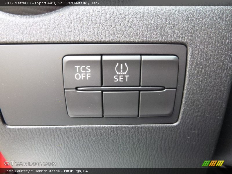 Soul Red Metallic / Black 2017 Mazda CX-3 Sport AWD