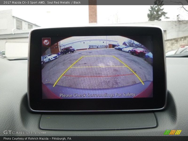 Soul Red Metallic / Black 2017 Mazda CX-3 Sport AWD