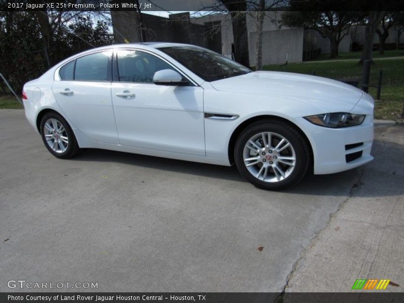 Polaris White / Jet 2017 Jaguar XE 25t Premium