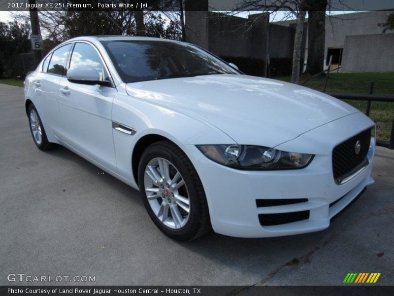 Polaris White / Jet 2017 Jaguar XE 25t Premium