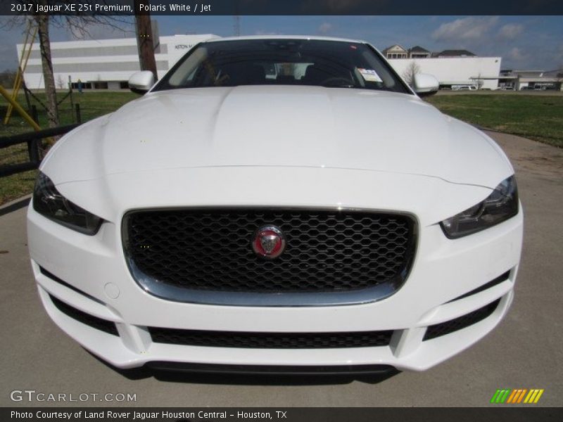 Polaris White / Jet 2017 Jaguar XE 25t Premium