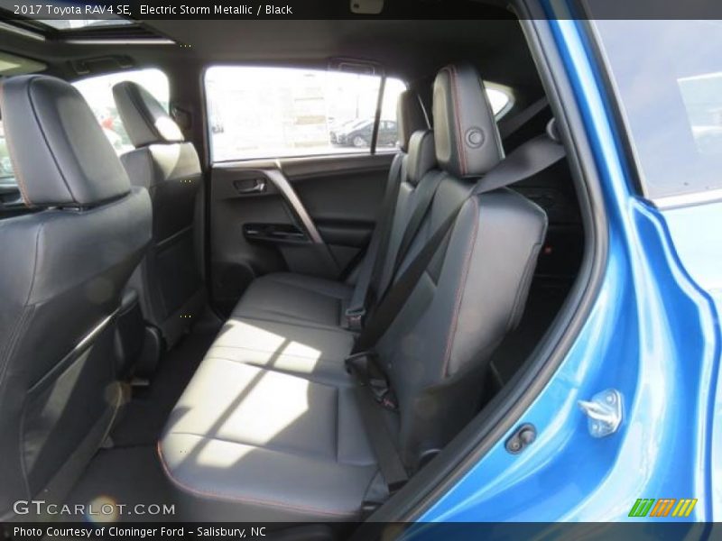 Electric Storm Metallic / Black 2017 Toyota RAV4 SE