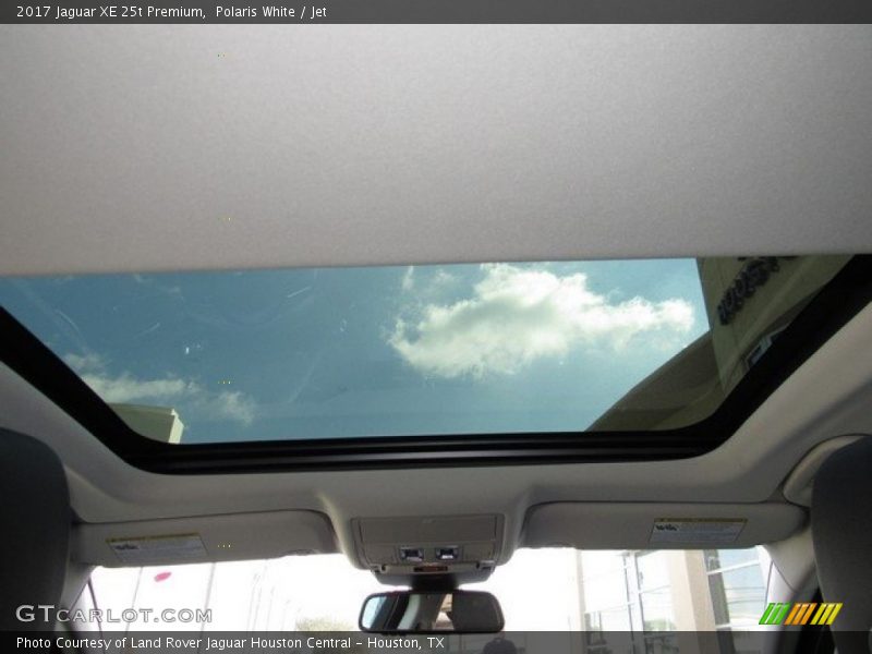 Polaris White / Jet 2017 Jaguar XE 25t Premium