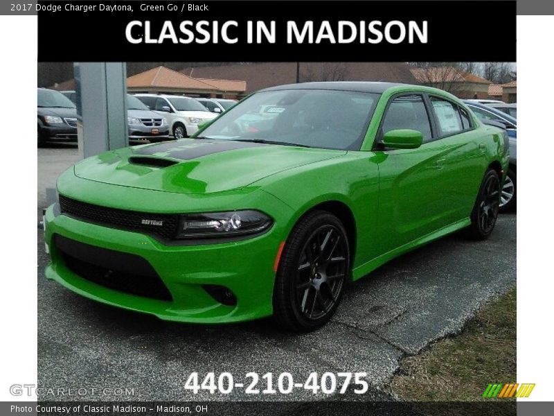 Green Go / Black 2017 Dodge Charger Daytona