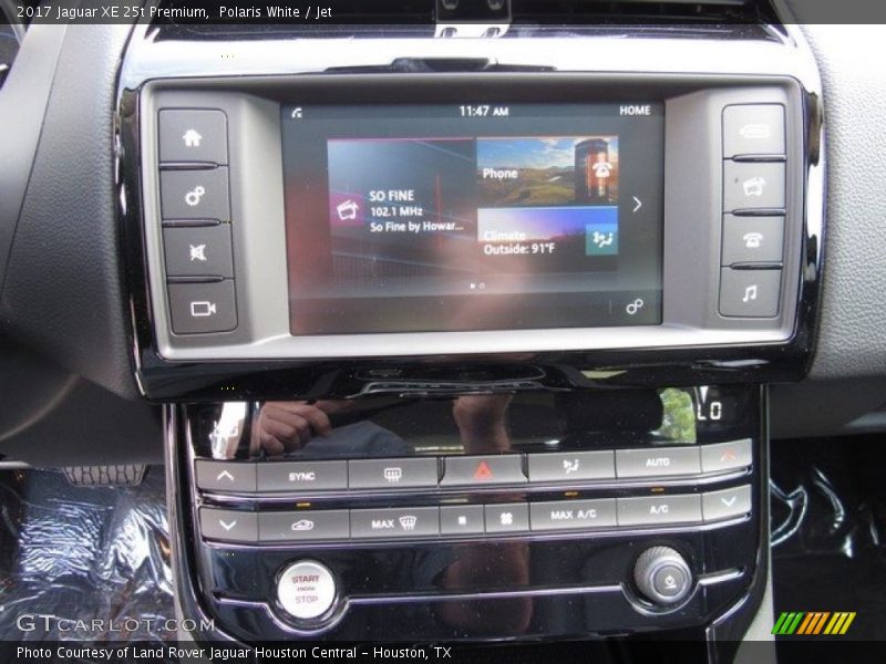 Polaris White / Jet 2017 Jaguar XE 25t Premium