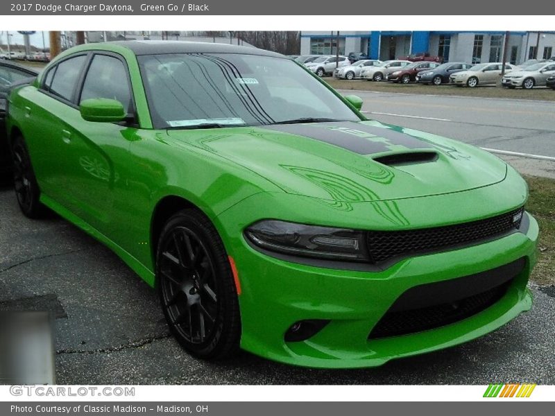 Green Go / Black 2017 Dodge Charger Daytona