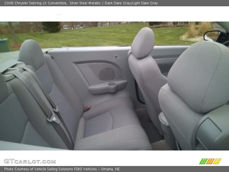 Silver Steel Metallic / Dark Slate Gray/Light Slate Gray 2008 Chrysler Sebring LX Convertible